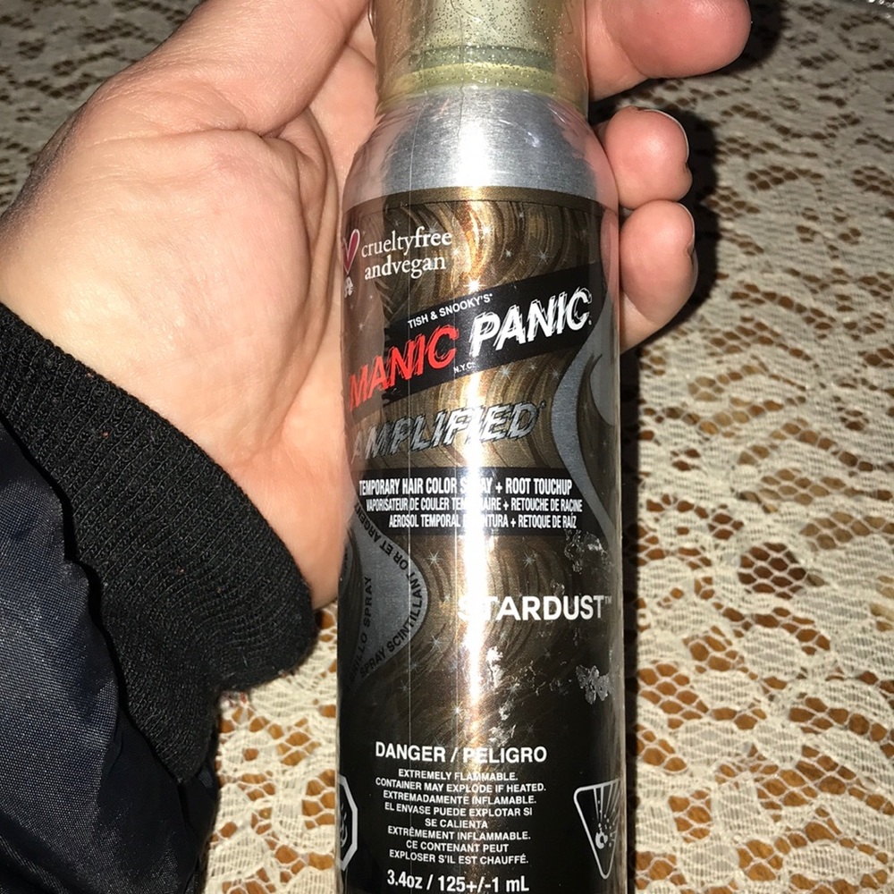 Manic panic amplified stardust hair color spray